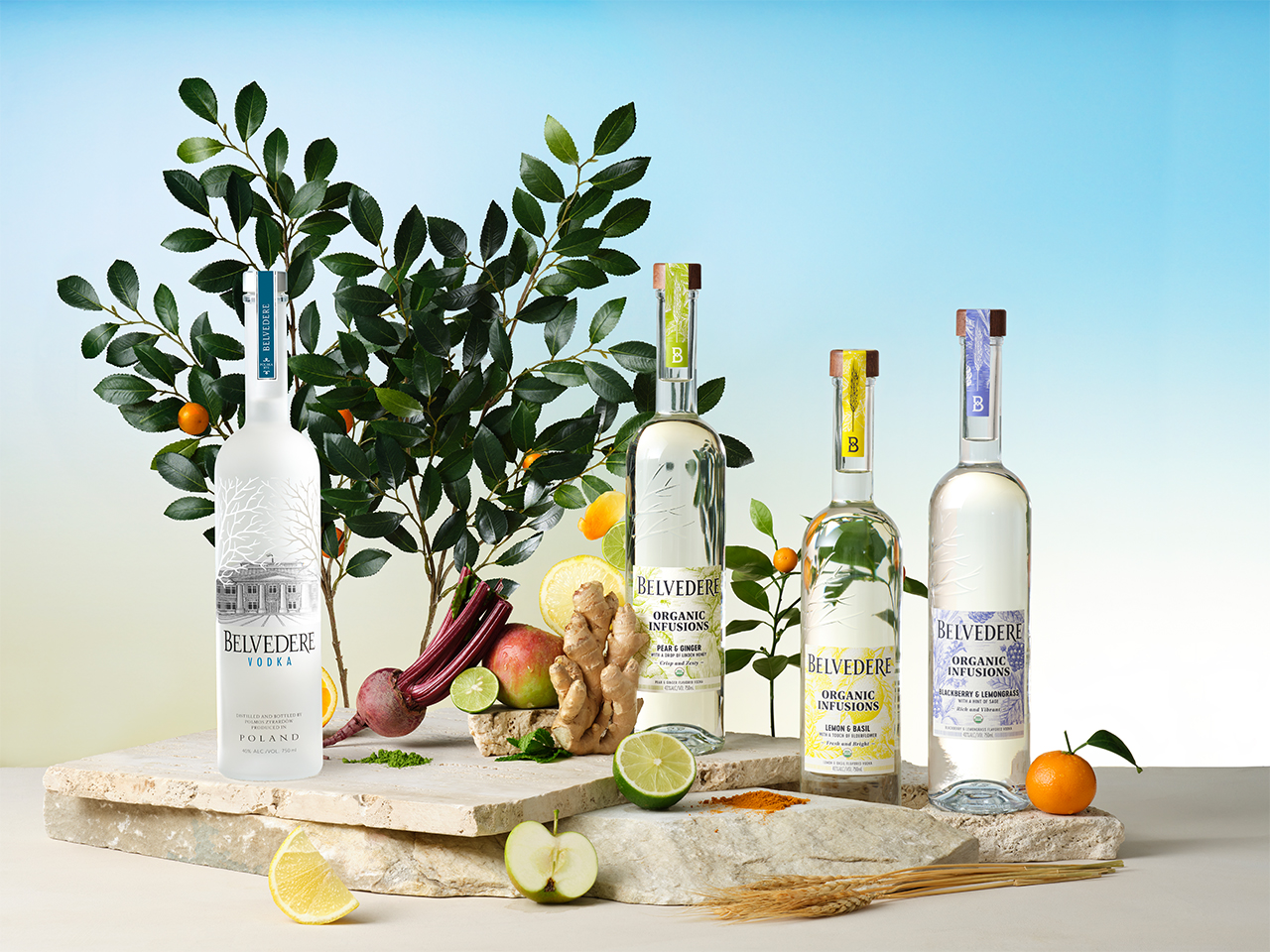 Order Belvedere Organic Infusions Vodka Collection