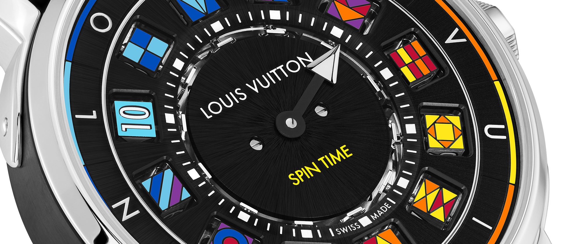 louis vuitton spin time watch