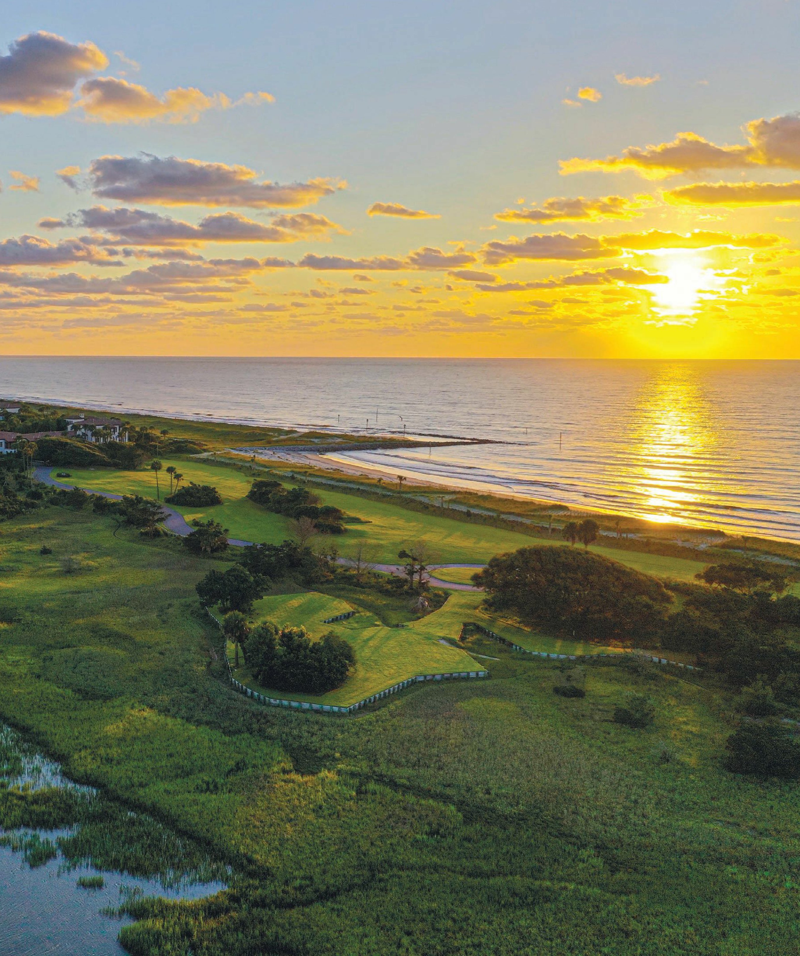 The Reserve’s beachfront location affords the property unparalleled ocean views. PHOTO COURTESY OF THE RESERVE AT SEA ISLAND