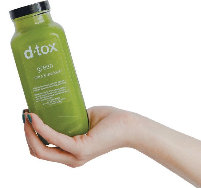 “I may be biased, but we have the best neighbors [at Buckhead Court]! Our team at Th e Water Room is constantly grabbing cold-pressed juices from Dtox (dtoxjuice.com).”  COURTESY OF BRANDS