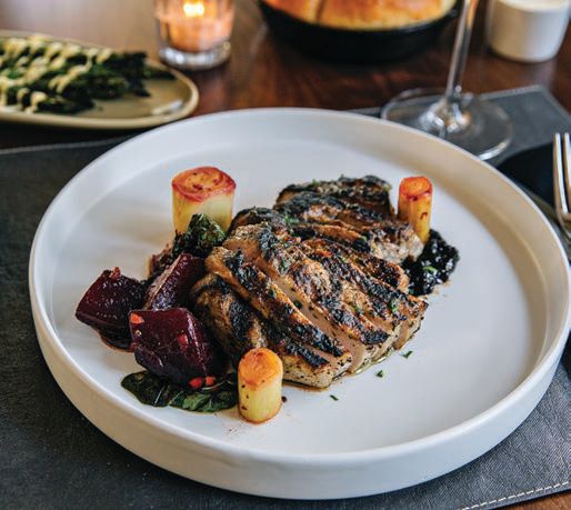 Oak Steakhouse offers elevated farm-fresh cuisine PHOTO BY ANDREW CEBULKA