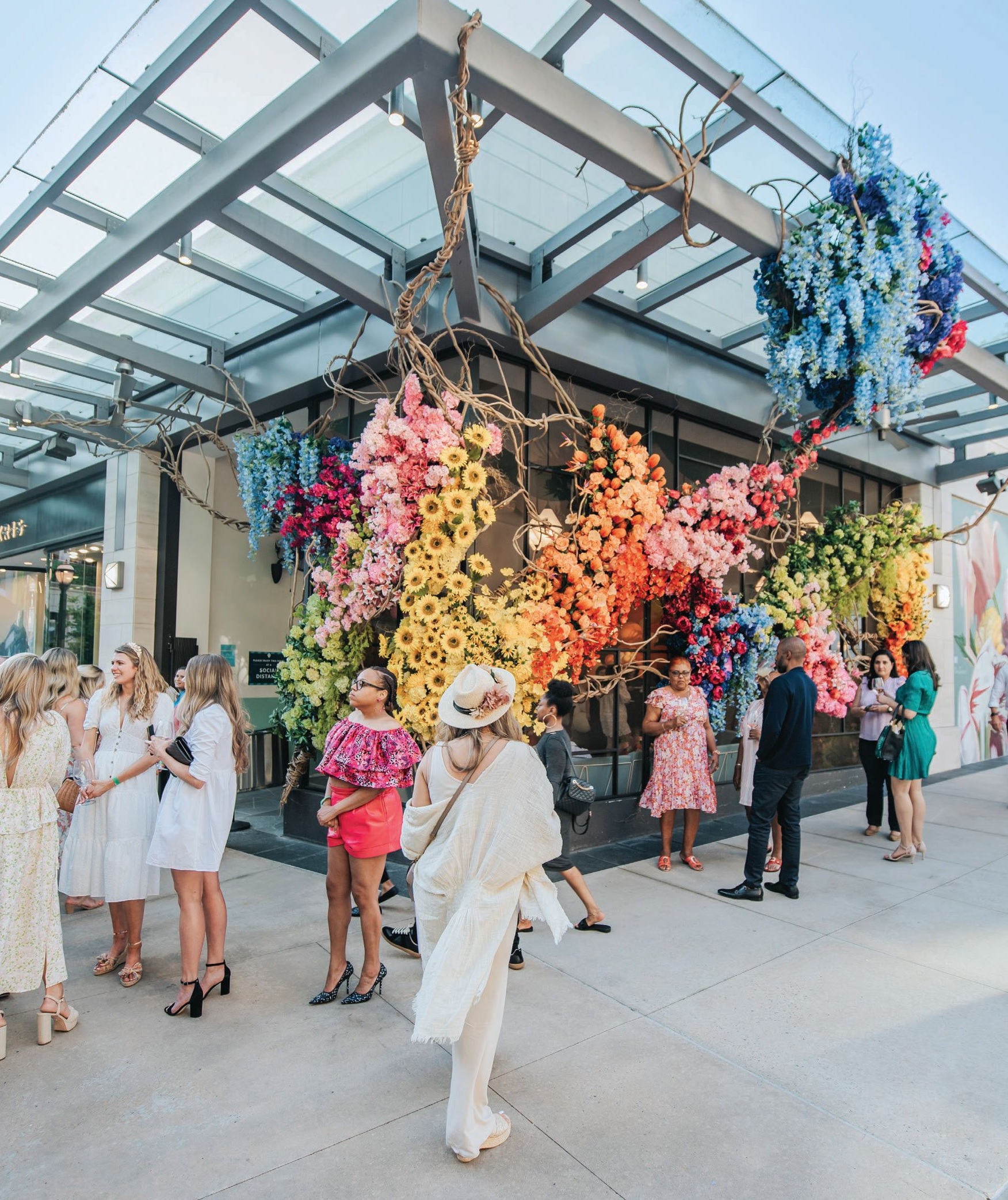 Bodacious Blooms Flower Festival at Buckhead Village in April. PHOTO COURTESY OF JAMESTOWN