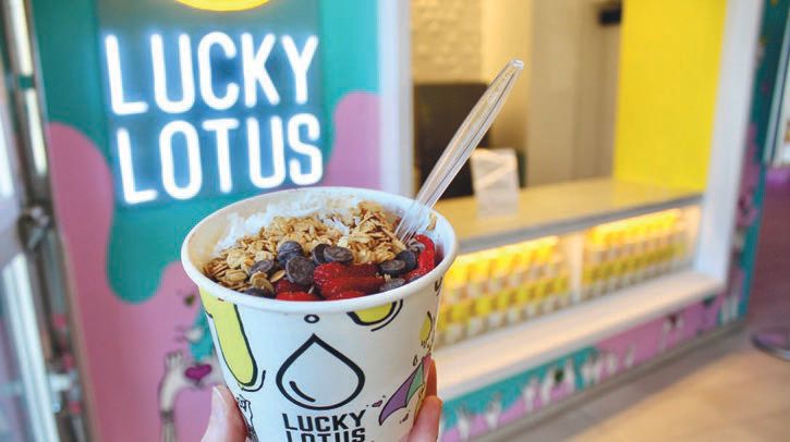 We also love Atlanta-based Lucky Lotus (loveluckylotus.com)—it keeps me healthy and hydrated.” COURTESY OF BRANDS