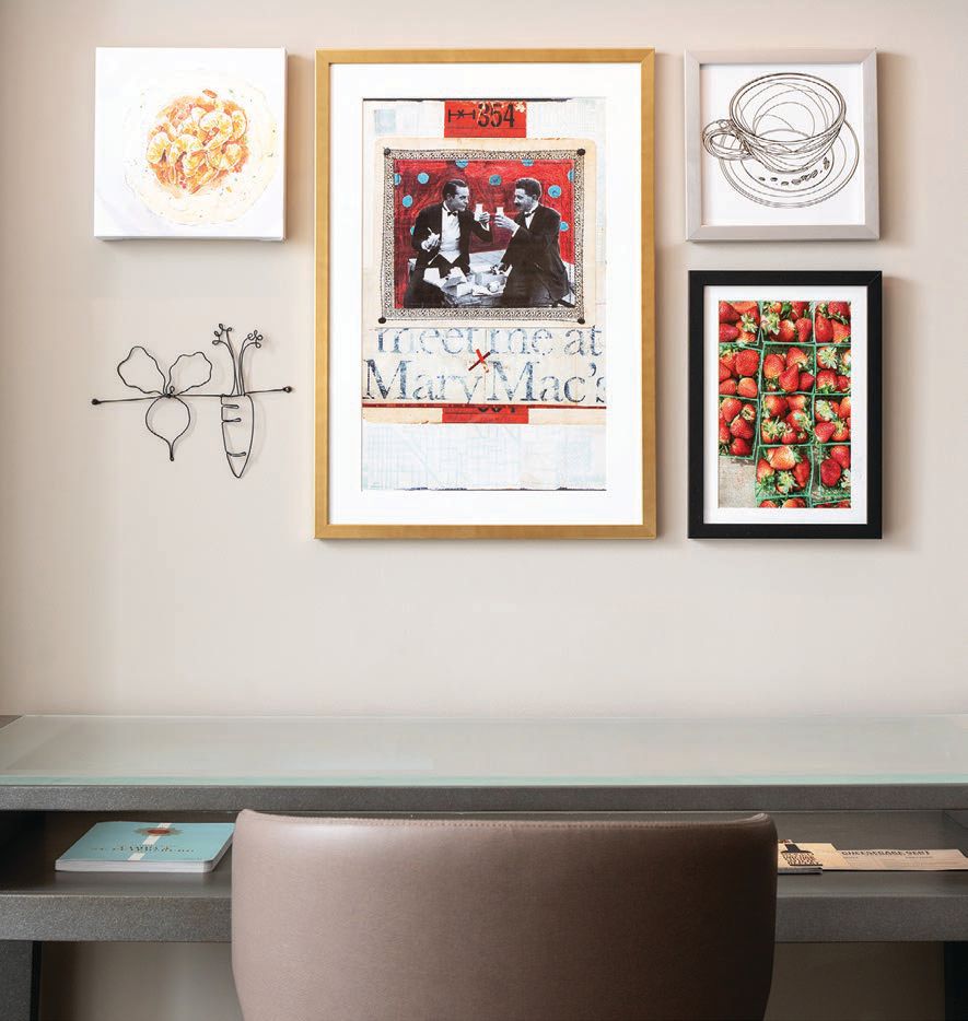Each guest room features stunning art PHOTO BY SEAMUS PAYNE