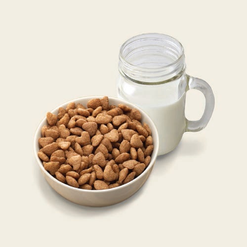 Proactive Peanut Puffs with a glass of milk. PHOTO COURTESY OF MISSION MIGHTYME