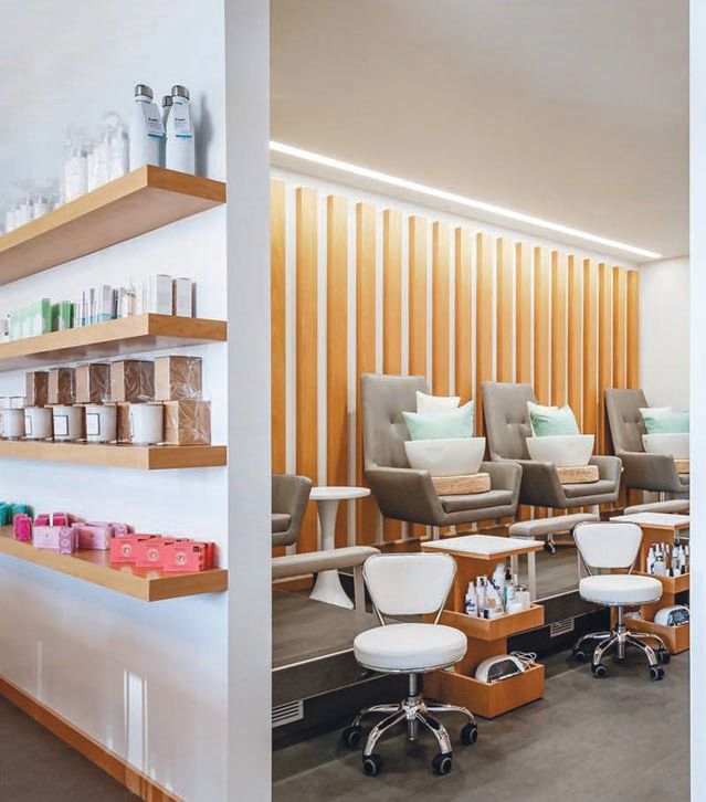 Prose Nails believes that health and beauty are inseparable, a philosophy that translates to its space and interiors as well PHOTO COURTESY OF: EMILY EBSWORTH