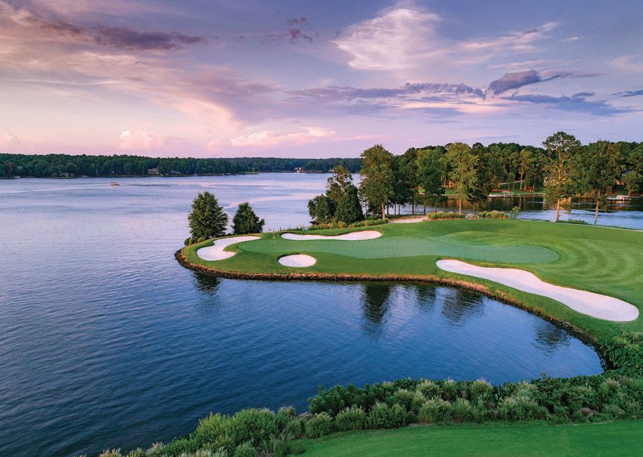 One of the 117 holes on Reynolds Lake Oconee’s property PHOTO COURTESY OF REYNOLDS LAKE OCONEE