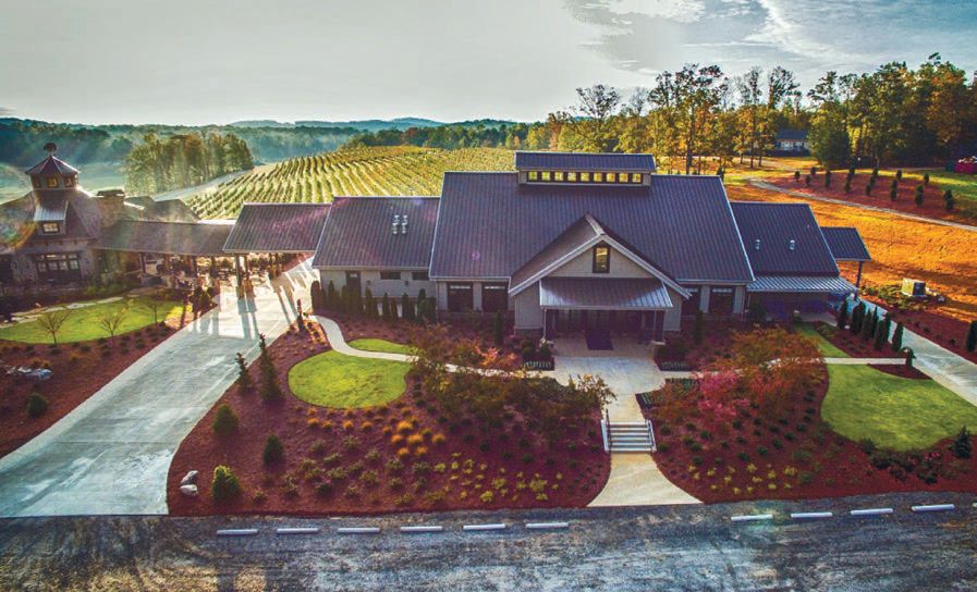 Visit Yonah Mountain Vineyards’ 200-acre family winery located on the southeastern base of the iconic Yonah Mountain PHOTO: COURTESY OF YONAH MOUNTAIN VINEYARDS