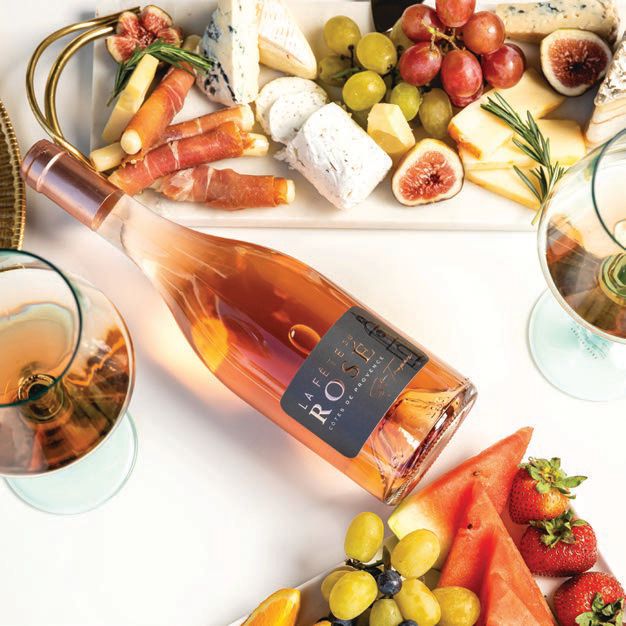The color of La Fête was very purposeful as Burston wanted the flavor to lie perfectly in the middle of sweet and dry PHOTO COURTESY OF LA FÊTE DU ROSÉ