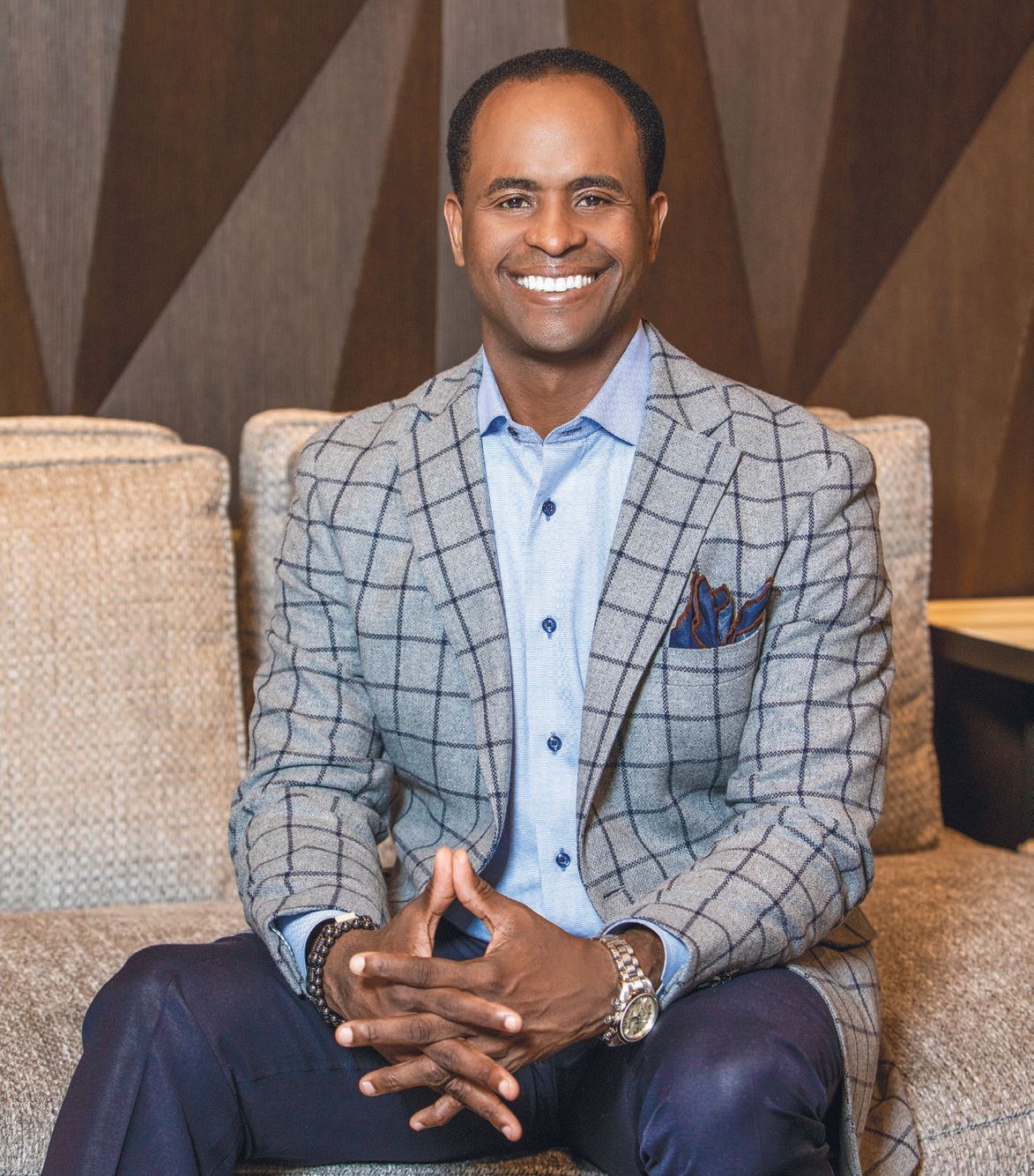 Wealth adviser Jesse Walton Jr. is also involved in various charities throughout the community including 100 Black Men of Atlanta Inc. PHOTO: BY RASHUN HAYES/FOCUS MINDED PHOTOGRAPHY