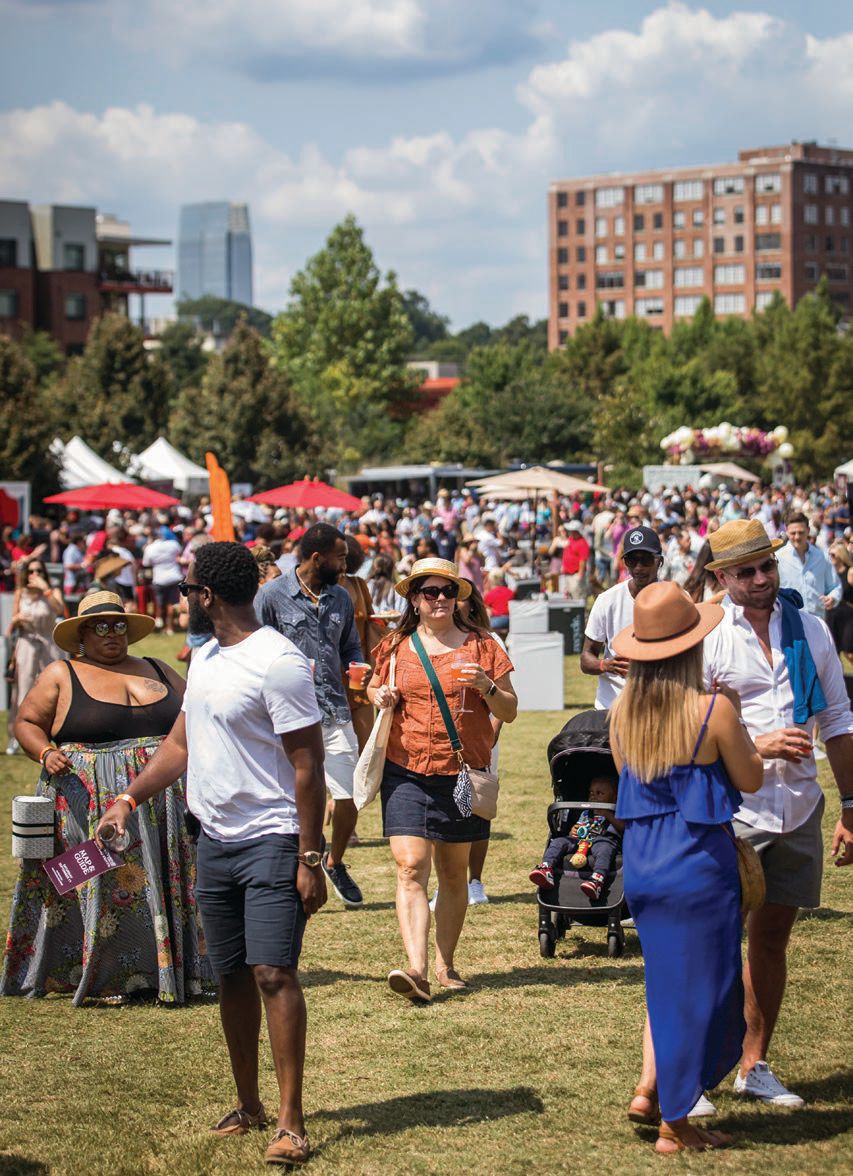 The annual festival always draws a huge crowd, from all corners of the city, to explore all the gastronomic delights Atlanta chefs have to offer. PHOTO BY RAFTERMAN PHOTOGRAPHY